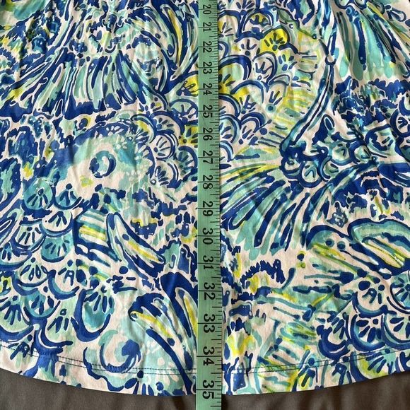 Lilly Pulitzer Erin Blue Crush After Party Mini 3/4 Sleeve V Neck Dress Size XS - Picture 9 of 9
